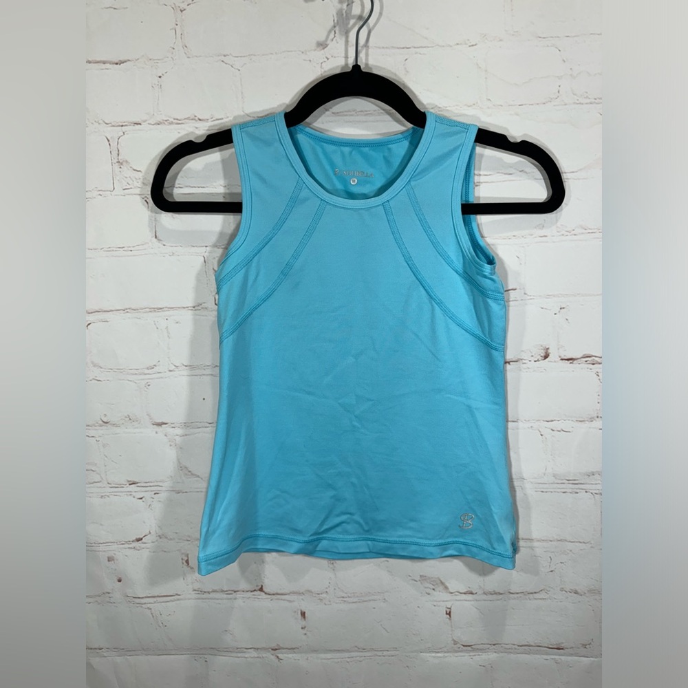 Sofibella Girls Sleeveless Athletic Top - size medium